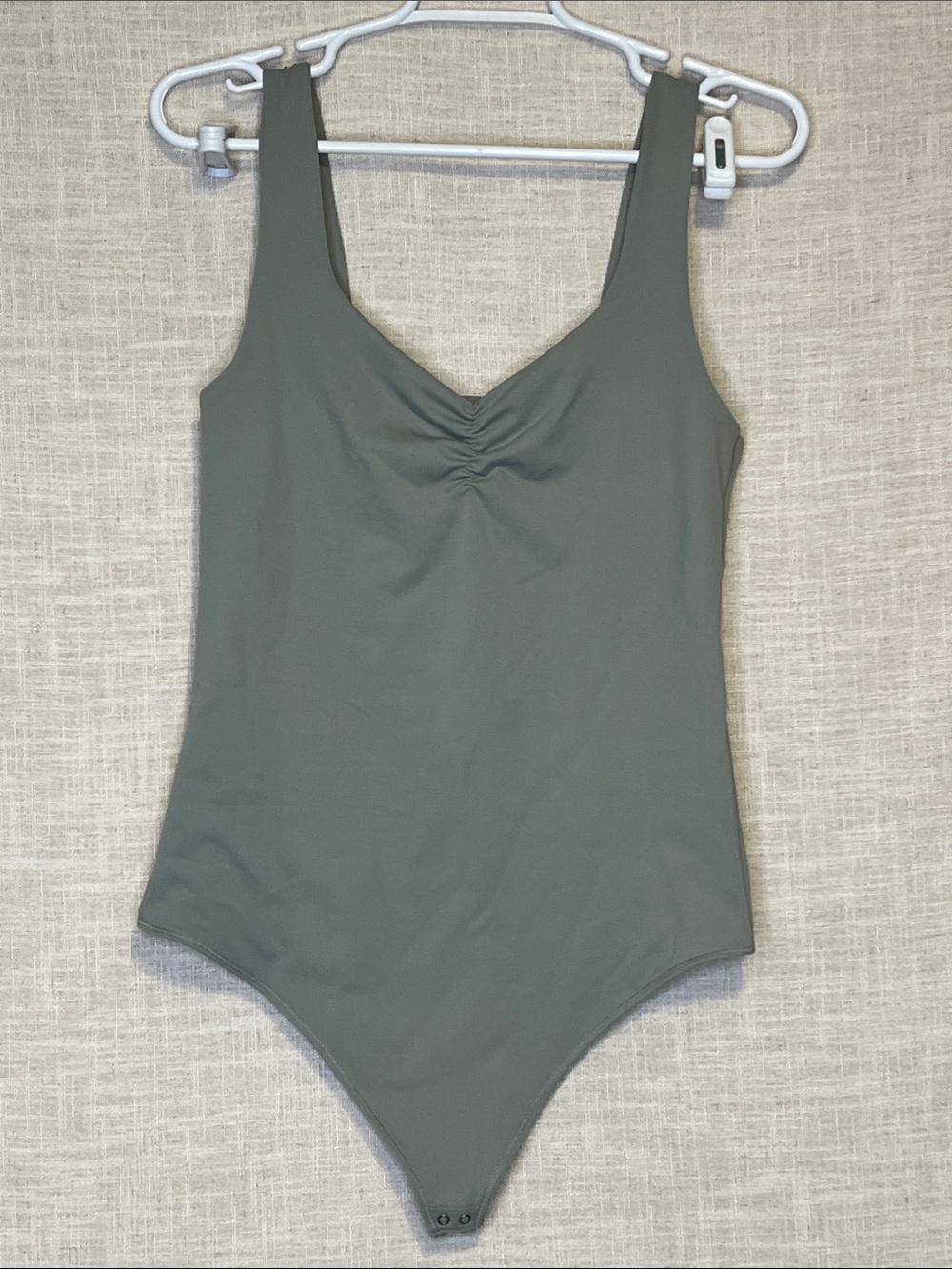 Abercrombie & Fitch Olive Green Bodysuit